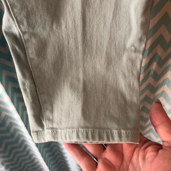 Style & Co plus size mint colored curvy skinny leg denim jeans - Picture 2 of 12